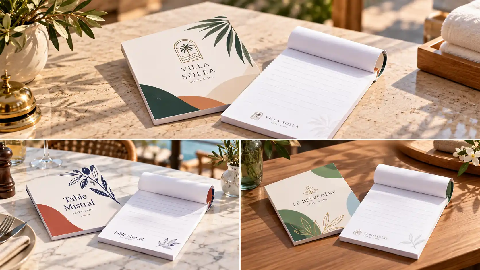 Bloc-notes avec couverture personnalisé pour hôtels – Image 2