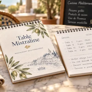 Carnets de notes personnalisés avec reliure métal